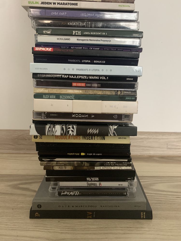 Płyty hip hop rap polski - 69 CD - komplet