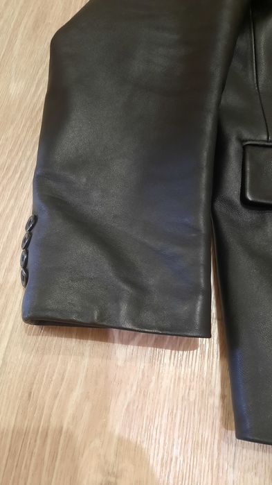 Кожаний піджак XL
