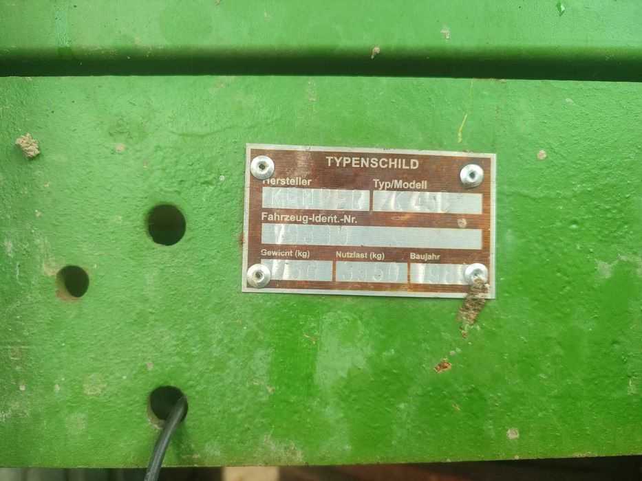 Przyczepa rolnicza kemper