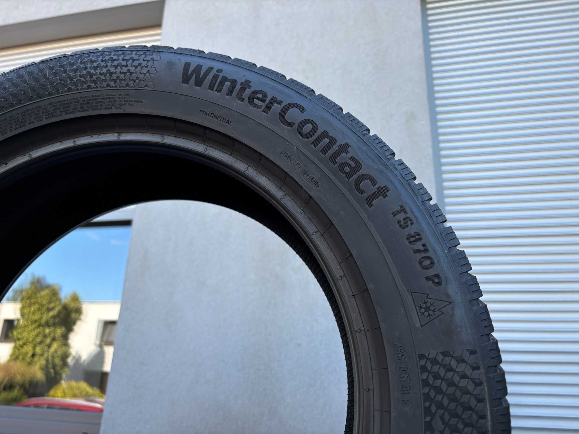 2szt zimowe 235/55R18 Continental 6,5mm 2022r świetny stan! Z5630 gwar