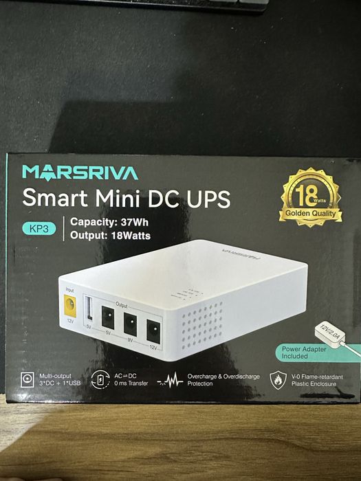 ДБЖ Marsriva KP3 10000 mAh, павербанк для роутеру Wi-Fi