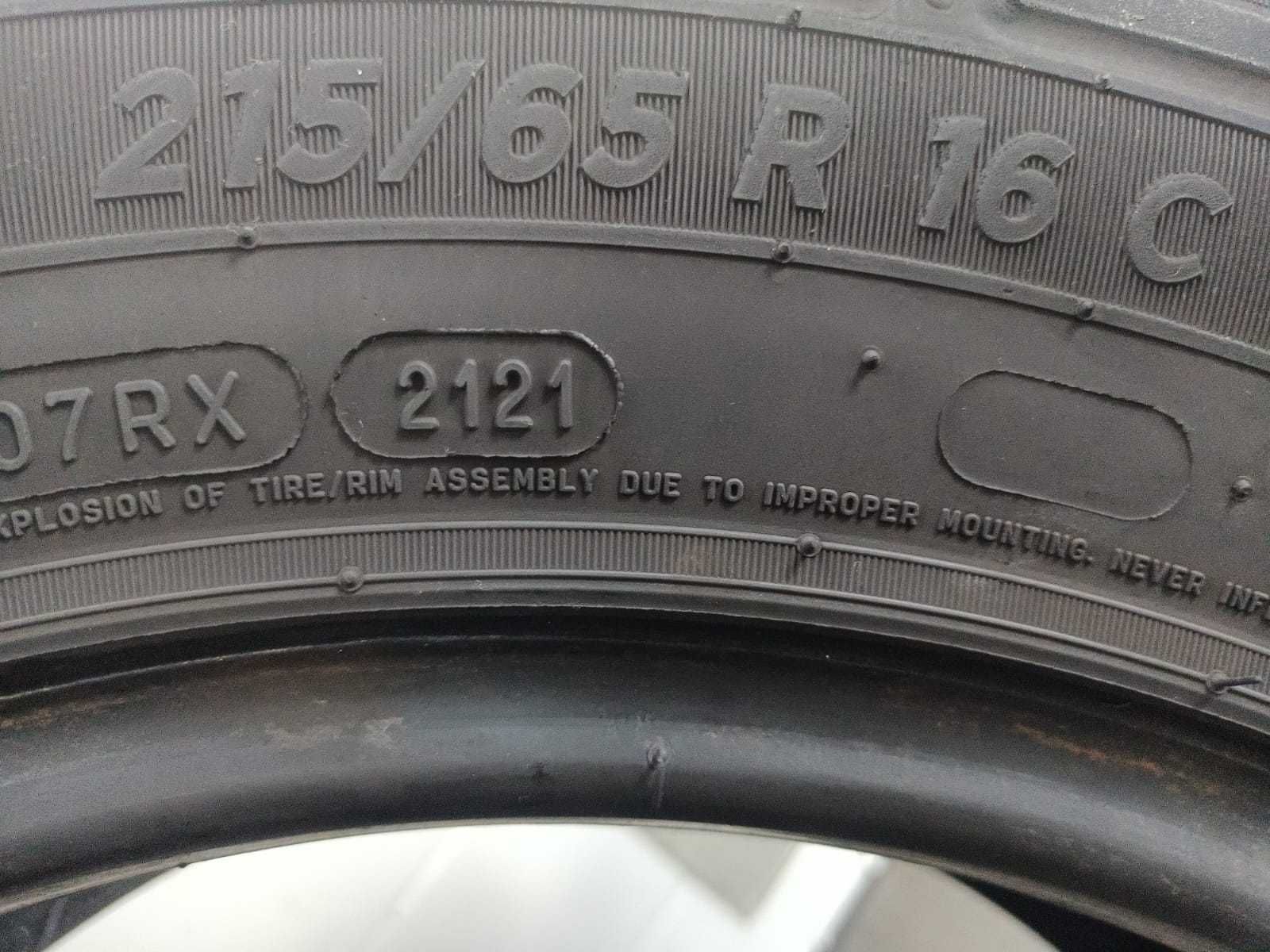 2x 215/65R16C Michelin Agilis 3, letnie 6,01 mm ,2021r – FV