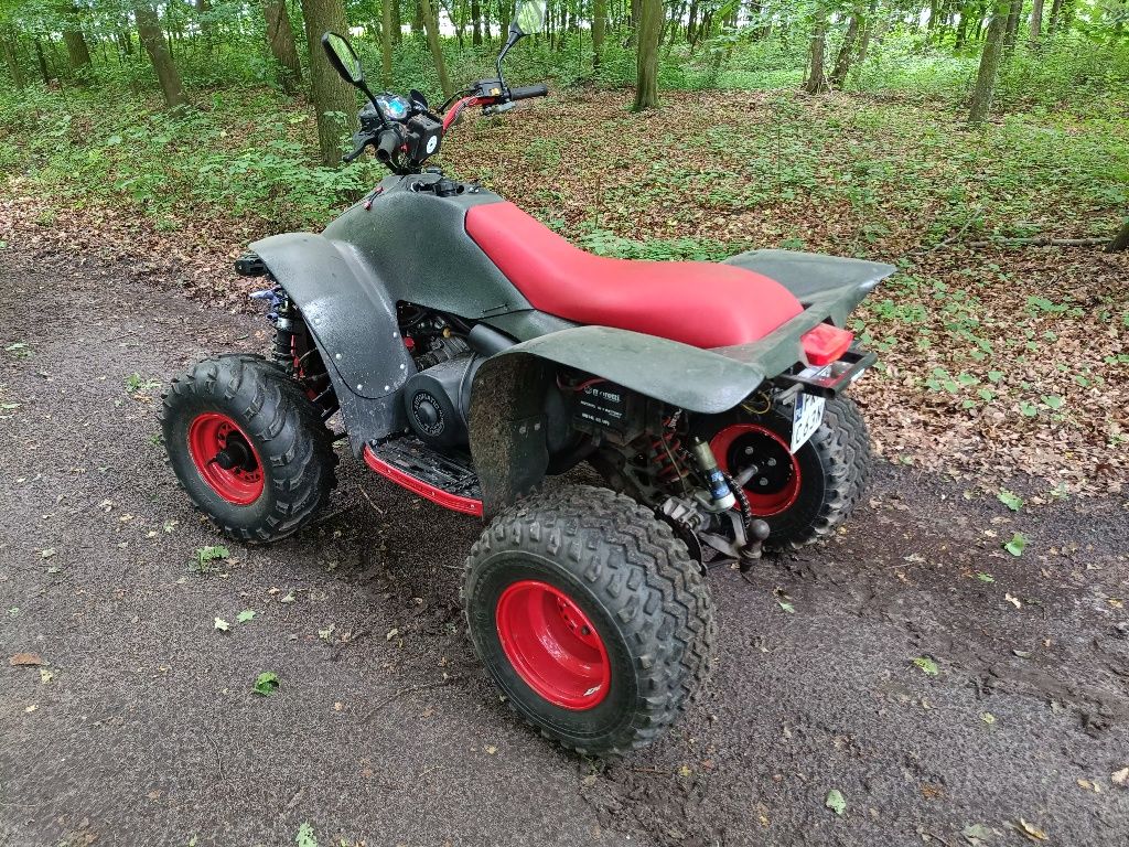 Polaris Scrambler 500 4x4 zarejestrowany opłaty na cały rok HAK