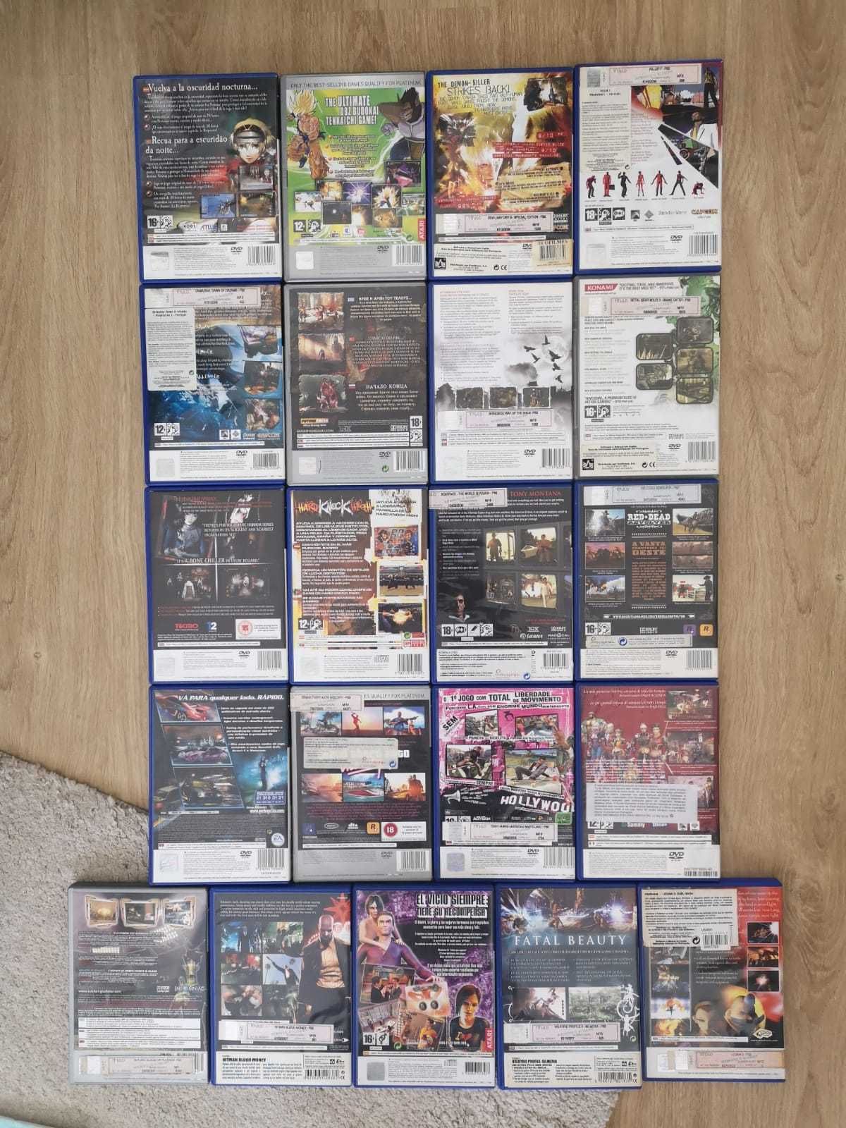 21 jogos para PS2 (preços diferentes!)