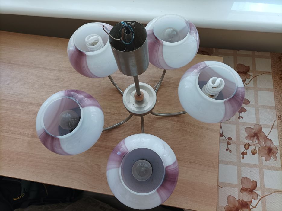 Люстра на 5 ламп