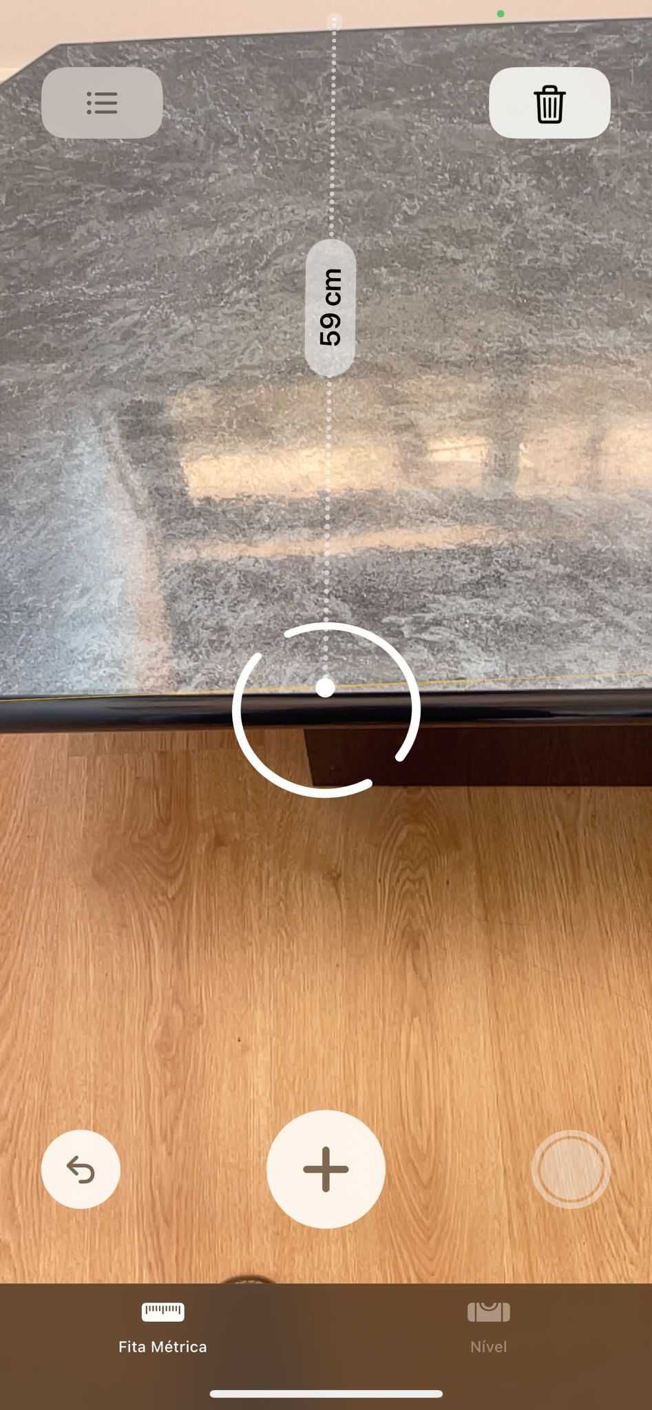 Mesa de centro em preto