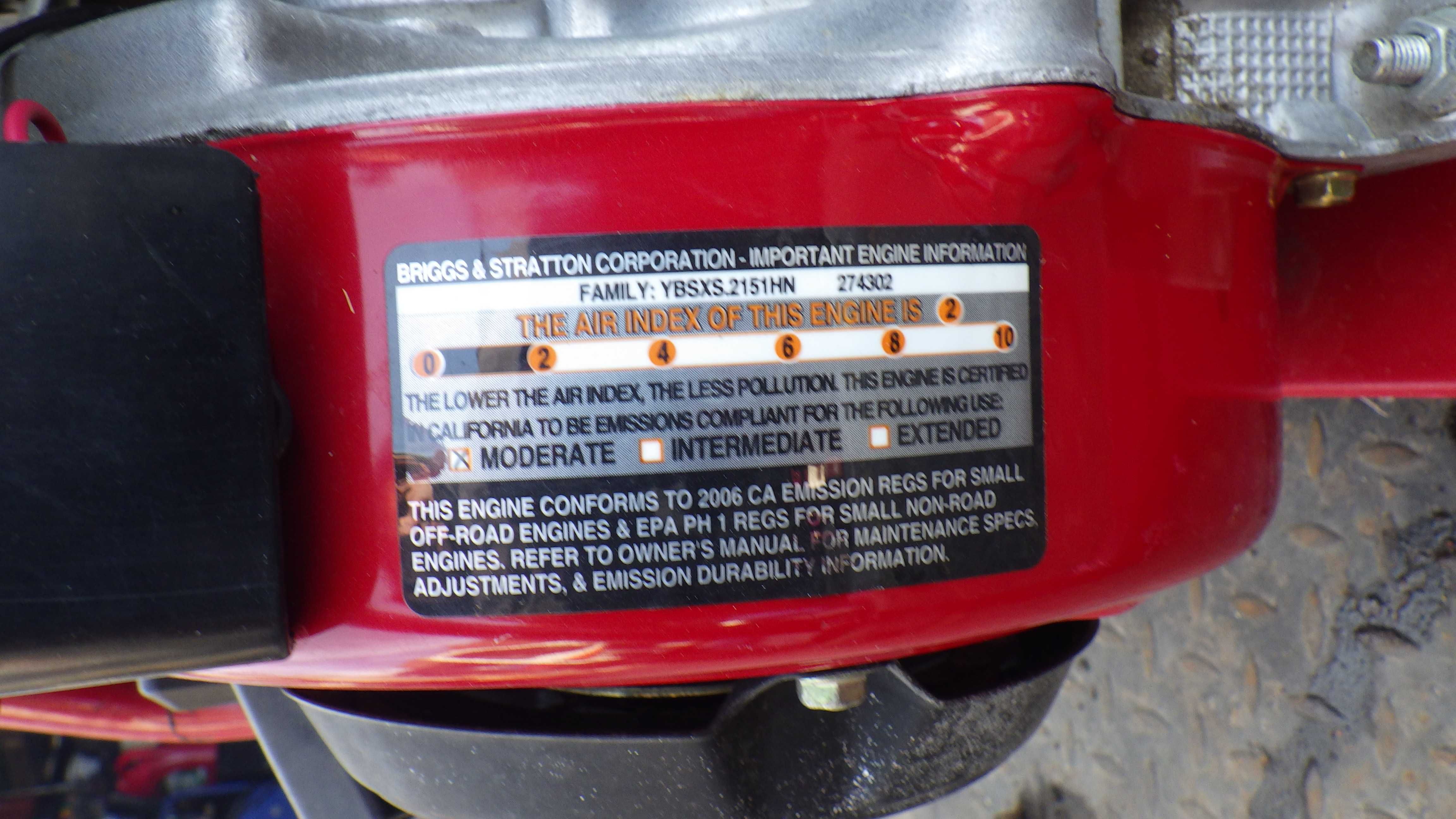 Briggs & Stratton Duzy Agregat Generator Prądotwórczy  Przemyslowy .
