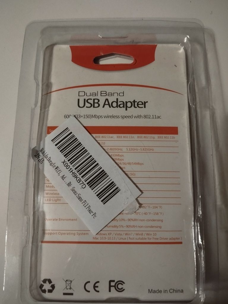 Adapter Wi-Fi dual band