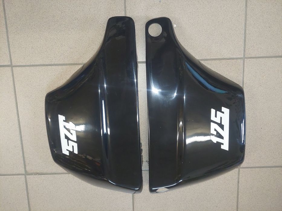 Nowe oslony boczne boczki rama wsk175 garbuska pl połysk