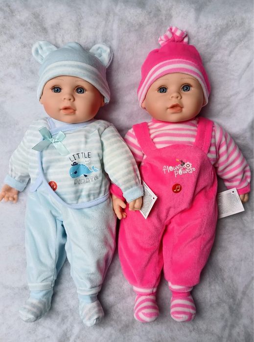 NOWE! Dwie lalki BLIŹNIAKI! 40cm Mówią i śpiewają po polsku!