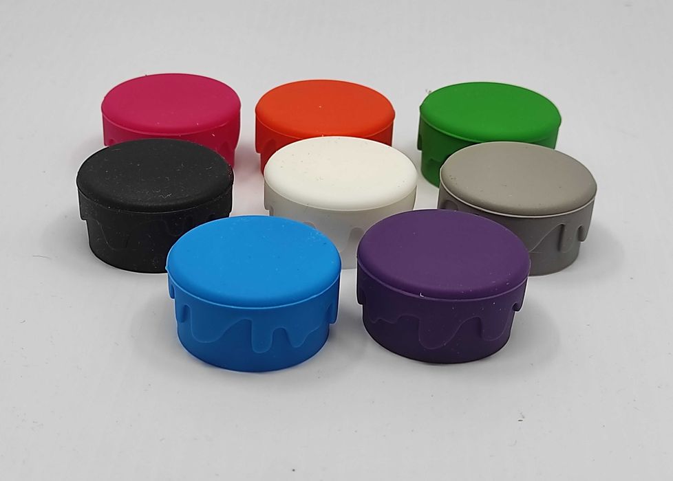 Silikonowe zakrętki na butelki, bez BPA, wielokrotnego użytku