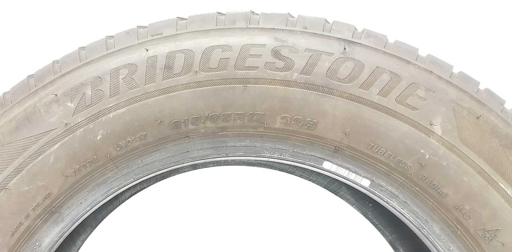 2x 215/65 R17 Bridgestone LM001 SEAL opony zimowe 7,5mm / montaż