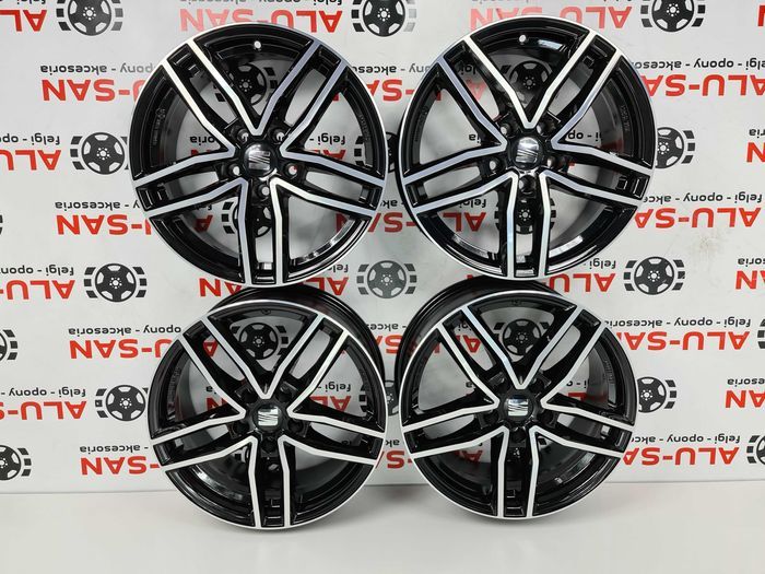 Nowe Alufelgi SEAT 17" 5x112 Altea XL ATECA LEON 2 3 4 Czarne