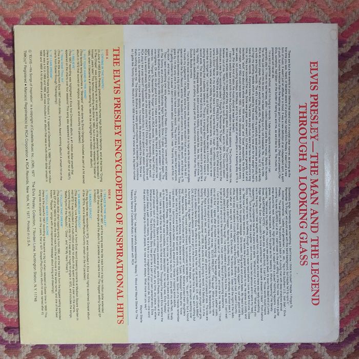 Elvis Presley Elvis - His Songs Of Inspiration 1977  US  (EX+/EX-)