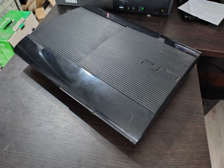 PS3 4.92.1 HEN Sony PlayStation 3 SuperSlim 500GB 2xpad ładowarka