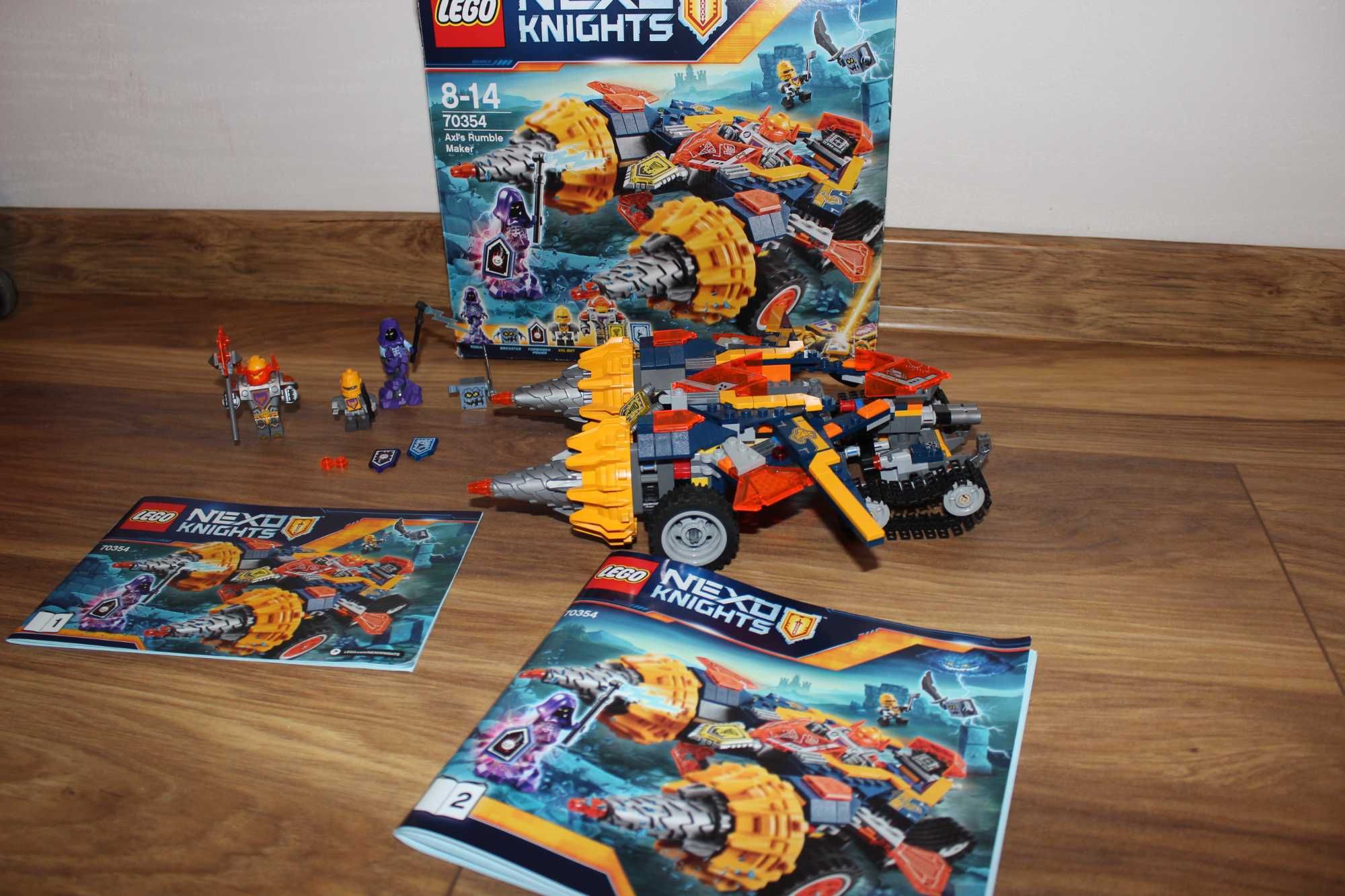 Klocki LEGO NEXO KNIGHTS Rozbijacz Axla 70354