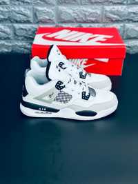 Кроссовки Nike Air Jordan 4 Retro мужские Наиуральная Кожа! Весна 2024