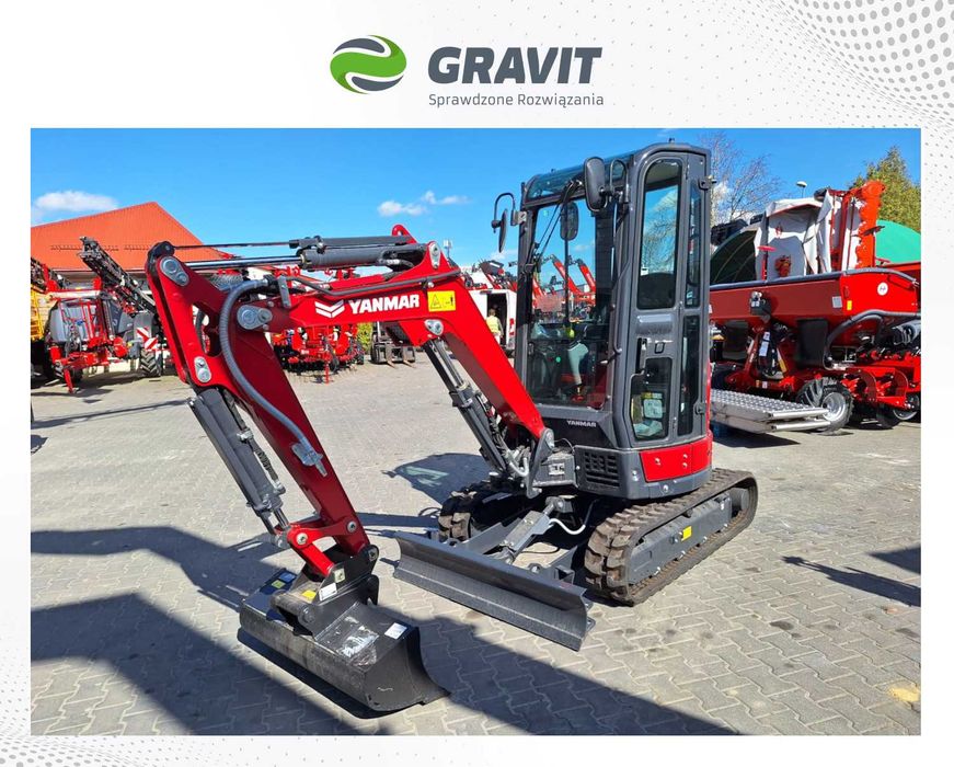 Koparka Yanmar ViO23-6 (2,5 tony) od Autoryzowanego Dealera - GRAVIT