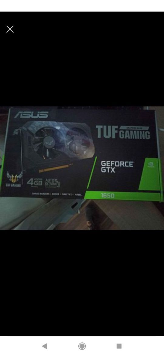 Karta graficzna tuf Gaming rtx 1660 4 GB