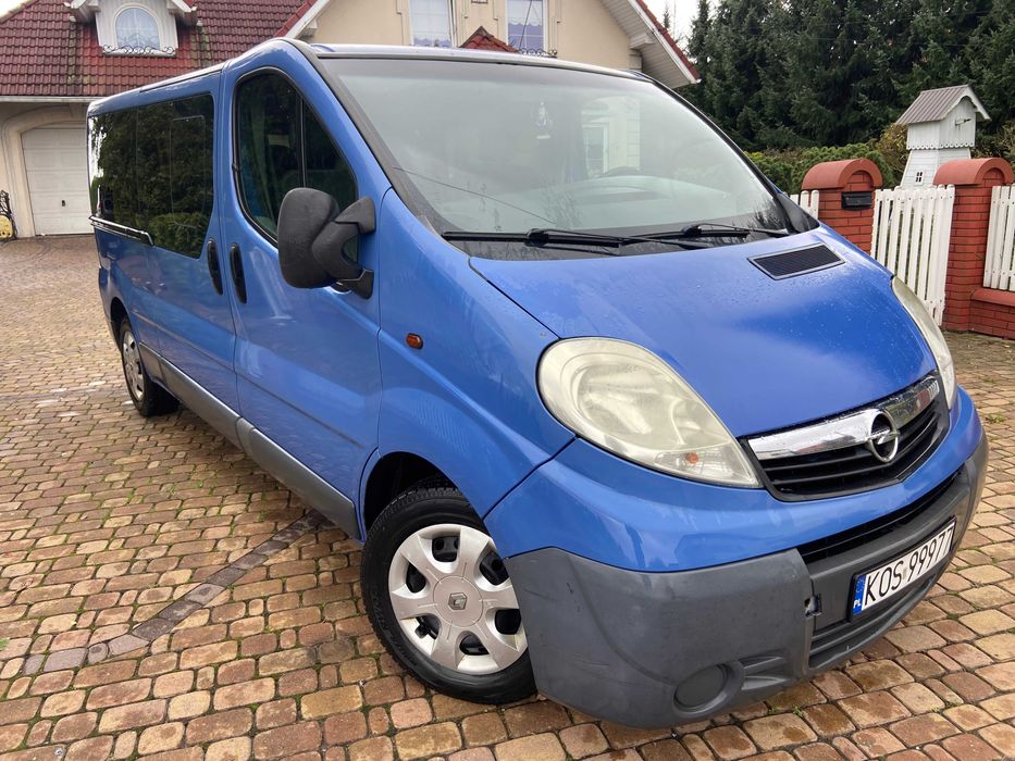 Renault Trafic 2.5TDI-2009-9 os Long 6-biegKlimAbsElek FVAT 23% ZAMIAN