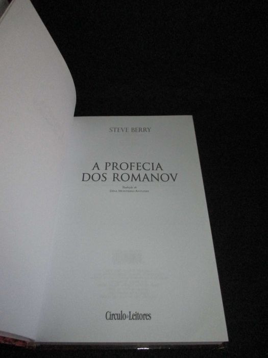 Livro A Profecia dos Romanov Steve Berry