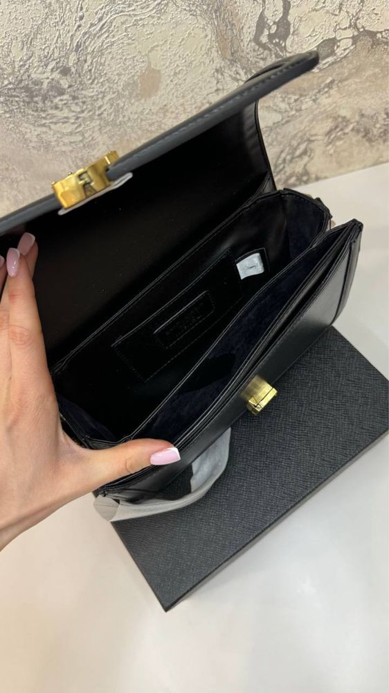 Жіноча сумка Yves Saint Laurent Solferino Medium Black чорна