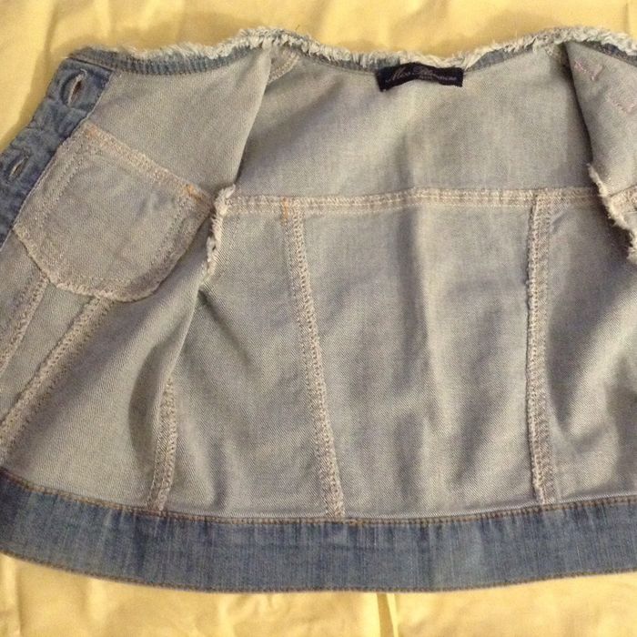 Джинсовая жилетка Miss Blumarine jeans для девочки 6 лет