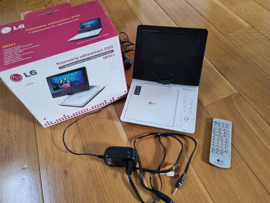 Odtwarzacz przenośng dvd lg dobry do bajek dla dzieci