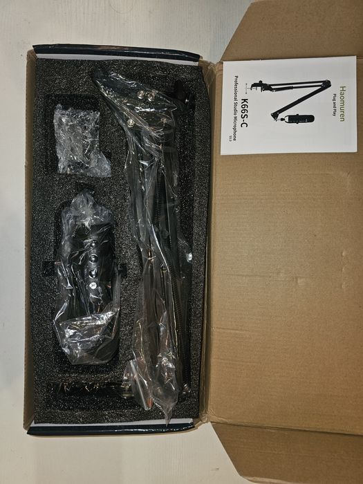 Мікрофон конденсаторний USB  для ігор чи стрімівHaomuren k66