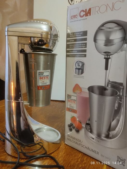 Вспінювач молока CLATRONIC BM 3472 Сhrom