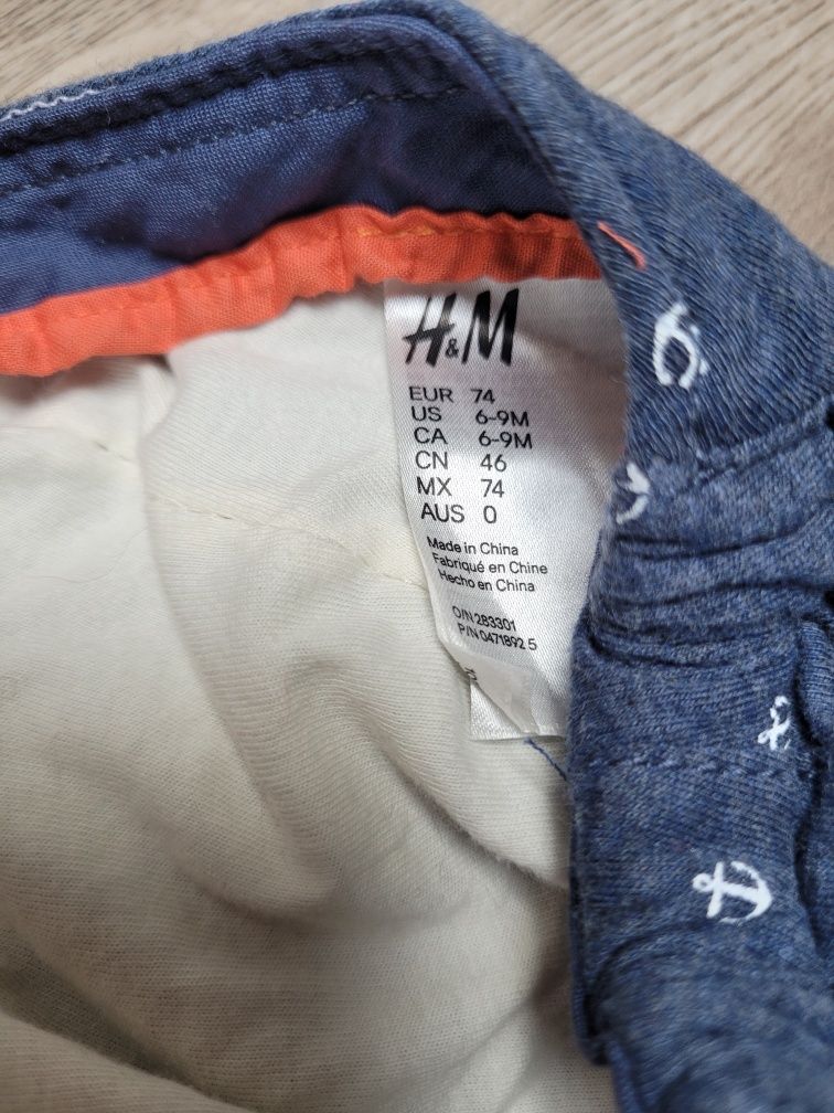 3 czapki kaszkiet H&M F&F 74