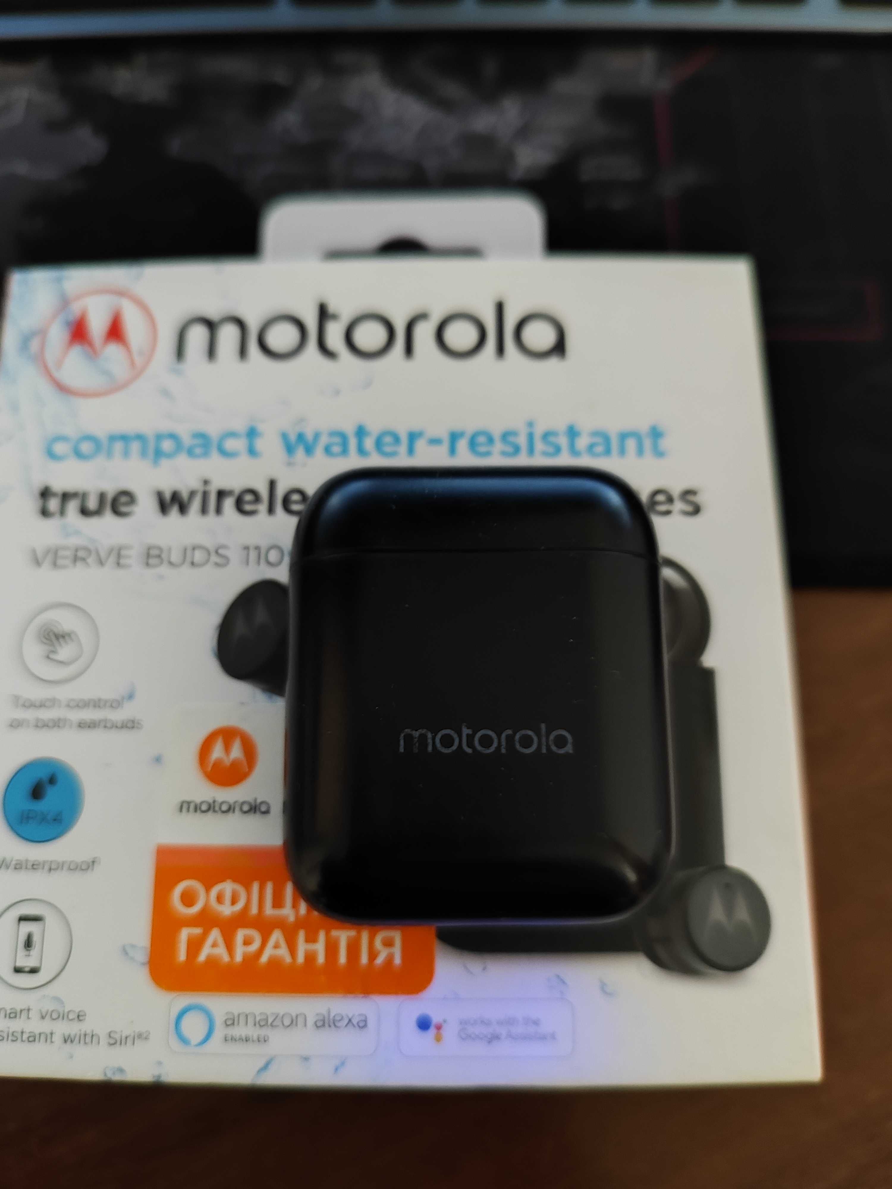 Бездротові Навушники Motorola Verve Buds 110 Black TWS