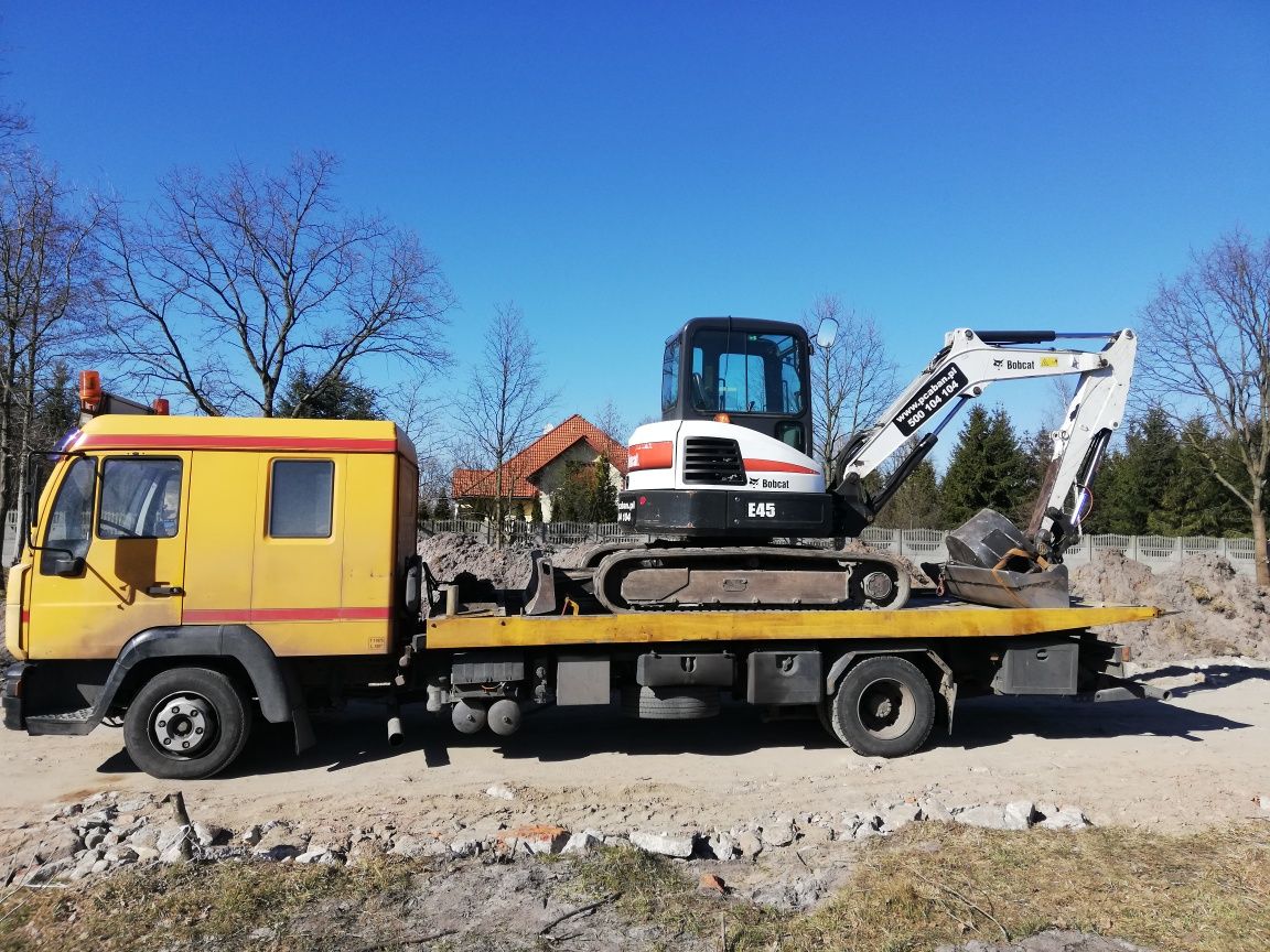 Laweta Transport TUSZYN Koparko Ładowarki Wózek niskopodwozie Traktor