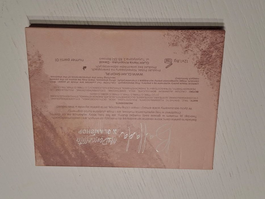 Paleta Ballada GlamshopxMsdoncellita