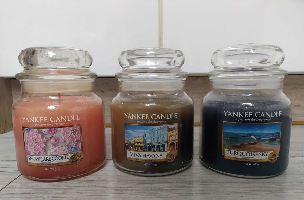 Nowe średnie świece Yankee Candle unikaty