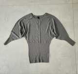 Szary sweterek sweterek kimono nietoperz H&M S M