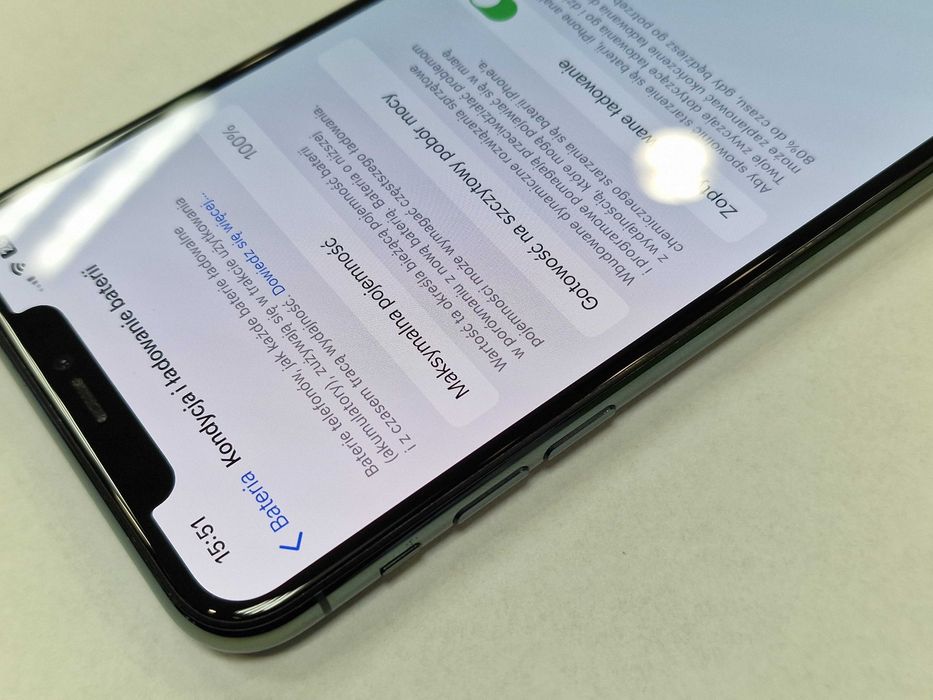 Iphone 11 PRO MAX 64GB/ Green/ Bat 100%/ Grade A-/ Gwarancja + ładowar