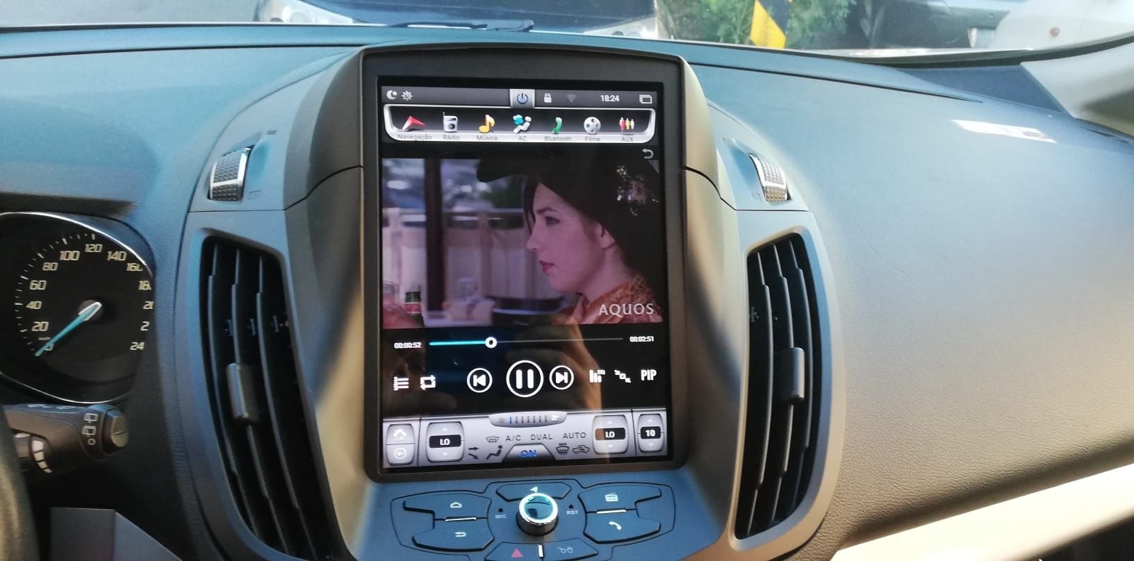 Ford Kuga Rádio Android GPS Bluetooth USB tipo Tesla