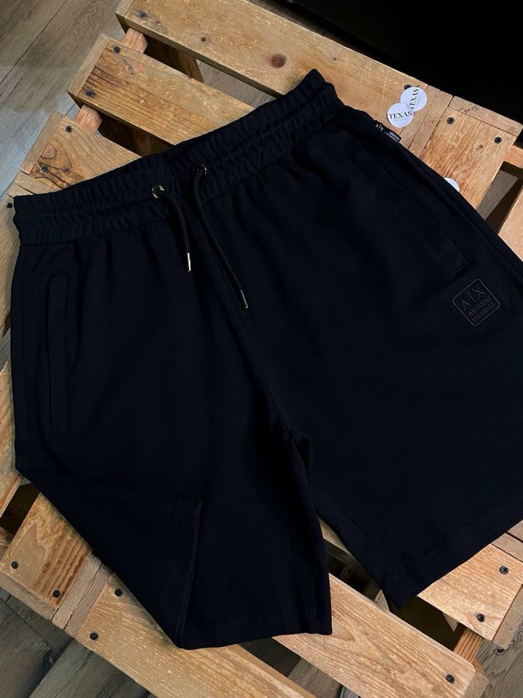 Чоловічий брендовий комплект футболка/шорти чорний M,L,XL,2XL,3XL КИЇВ