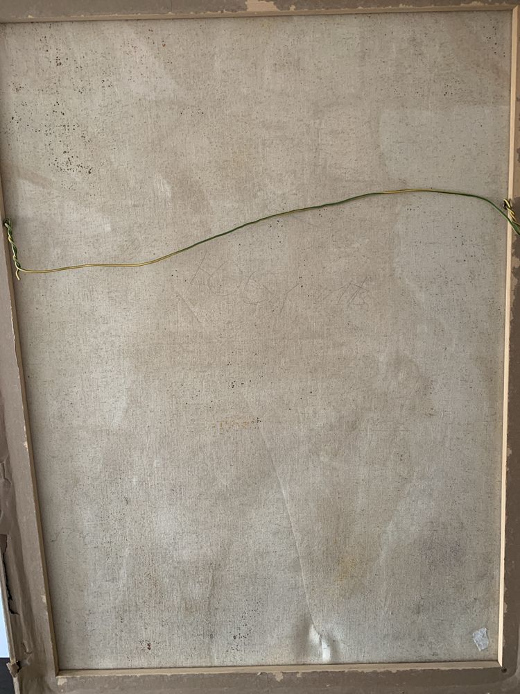 Pintura à mão a óleo sobre tela