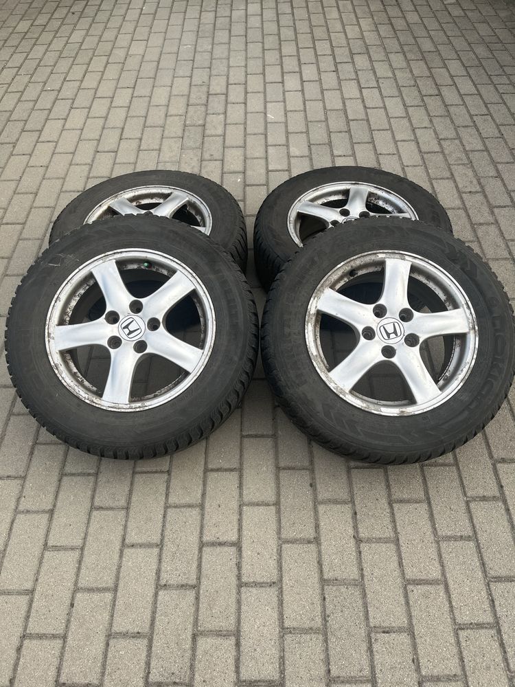 Alufelgi. Koła Honda Crv 2. Opony zimowe. Aktualizacja