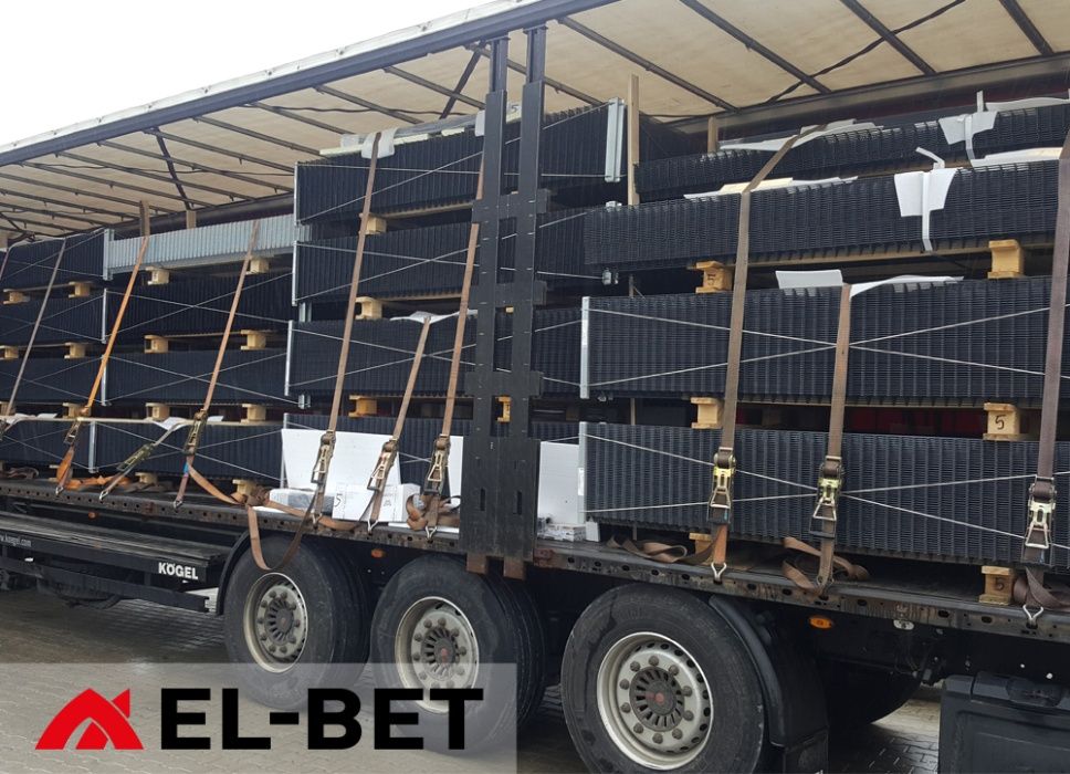 Ogrodzenia panelowe - panel fi5 podmurówka słupek obejmy - 1mb