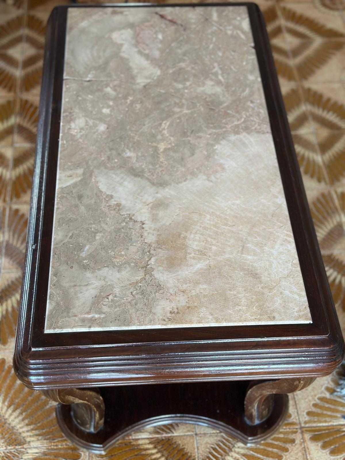 Conjunto mesa de centro e mesa de apoio