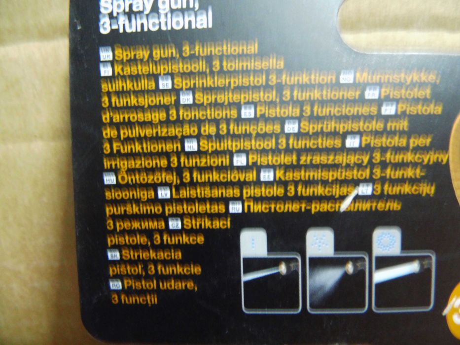 FISKARS pistolet zraszający 3 funkcyjny