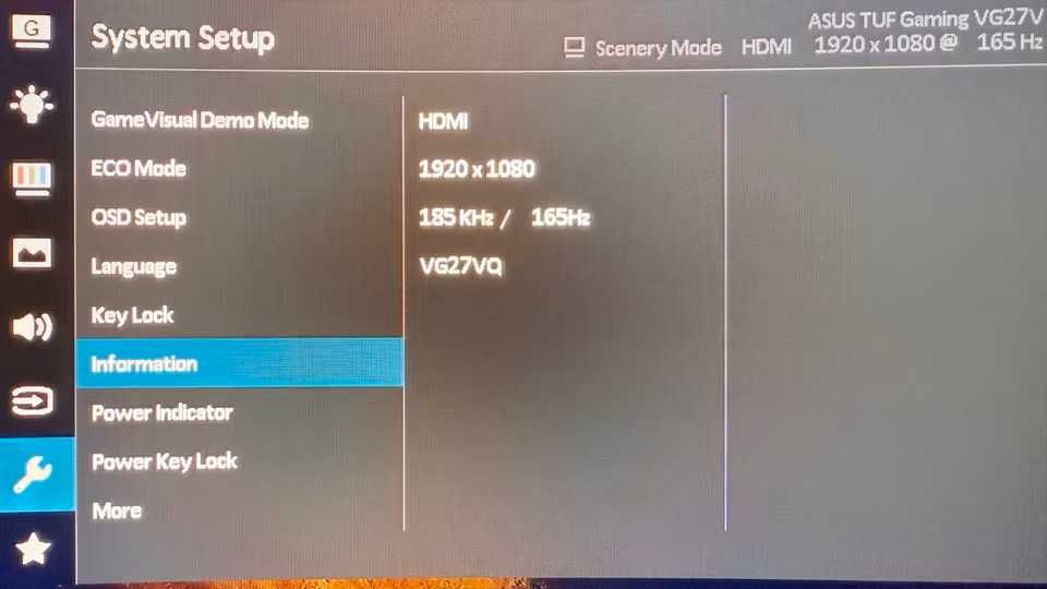 Monitor Led Gaming Curvo Asus TUF VG27VQ | 27'' | Full HD