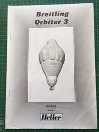 Instruções de montagem kit modelo Breitling Orbiter 3 Heller
