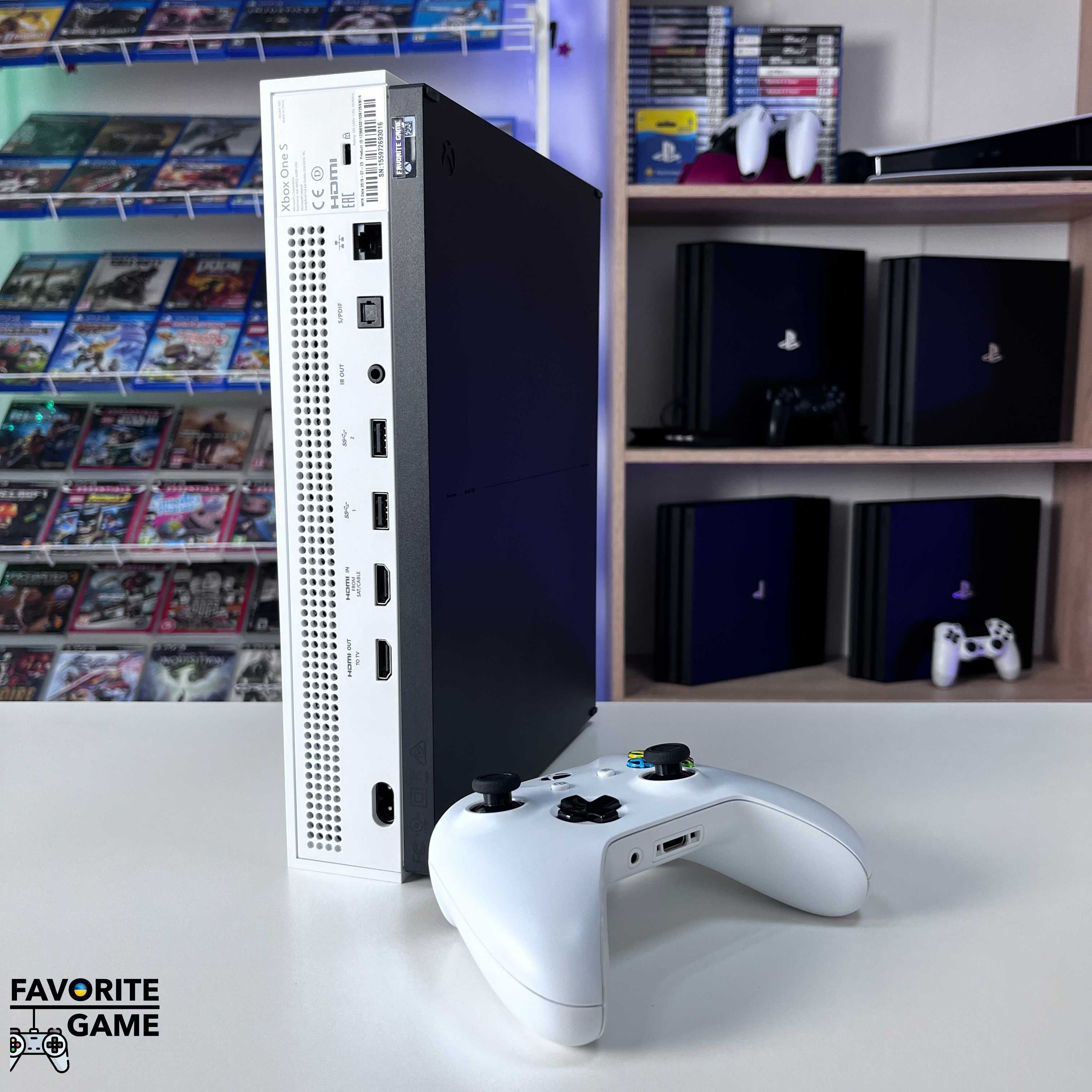 Xbox One S 500GB + 450 ігор + Гарантія / Доставка Київ / Іксбокс Ван С