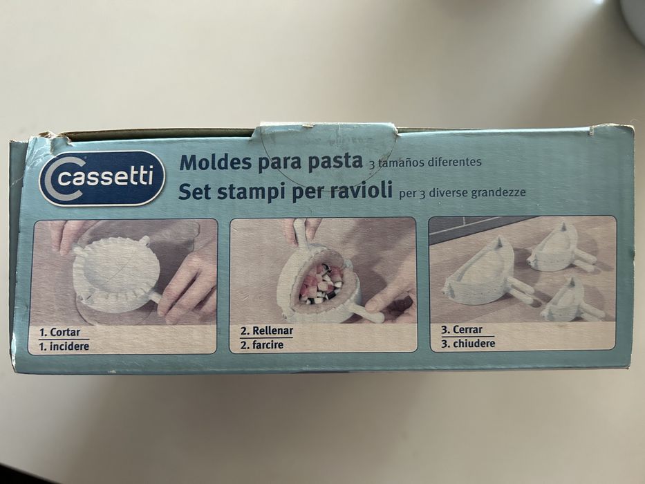 Set moldes para massas e rissois