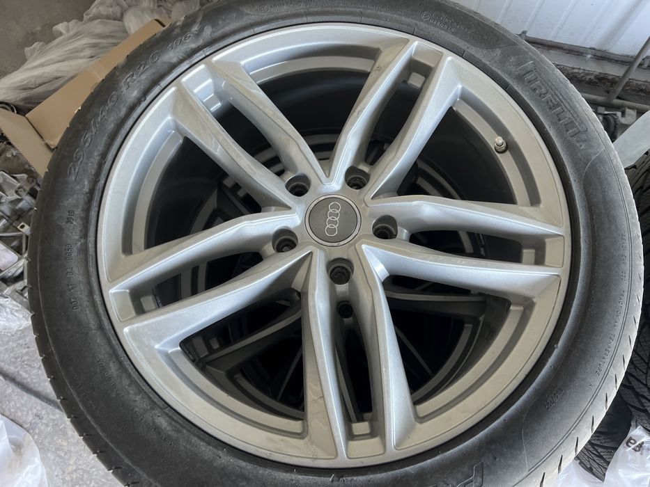 Диски 2006-2015 Audi q7 4l 5-130  r20 з літніми шинами