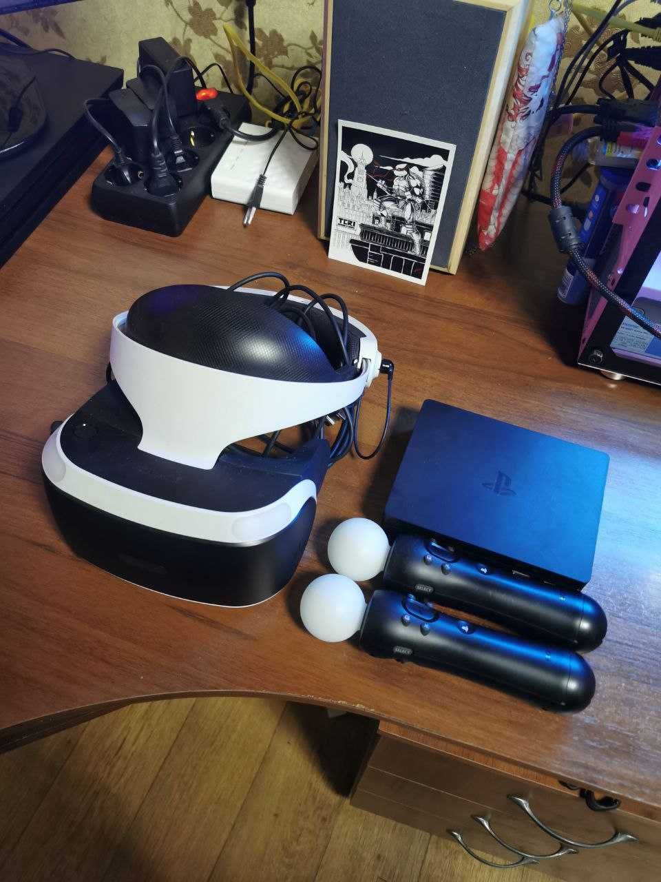 Набор из Playstation 4 pro, Playstation VR + набор игр и аккаунт